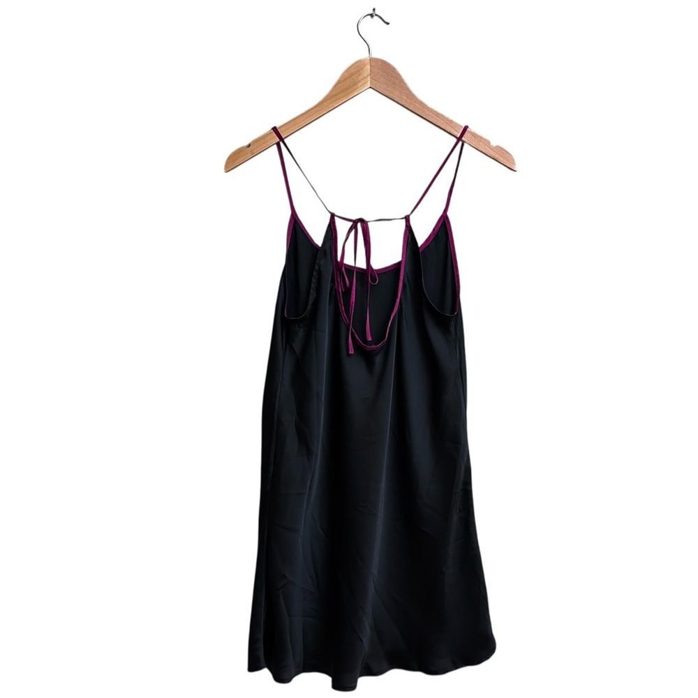 Free People Intimately Just What You Need Mini Slip in Black Combo - Picture 4 of 9
